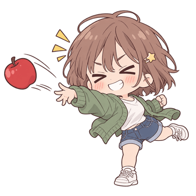 ハナビ（ENFP・女性）のキャラクター