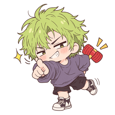 イタズラ（ENTP・男性）のキャラクター